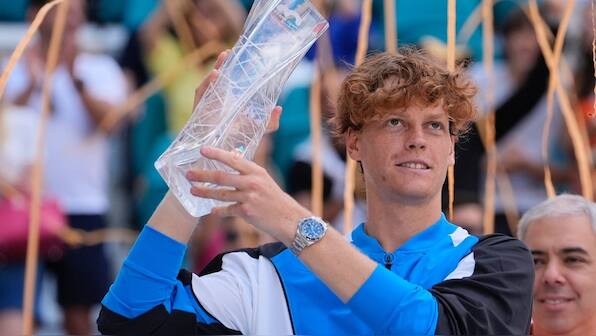 Jannik Sinner downs Grigor Dimitrov to win Miami Open, set for career-high ranking