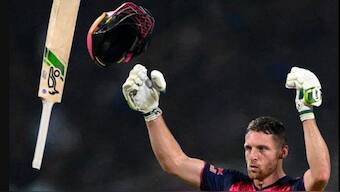 Jos Buttler's century powered Rajasthan Royals to a miraculous two-wicket win over Kolkata Knight Riders in the IPL. Image: X / @rajasthanroyals 