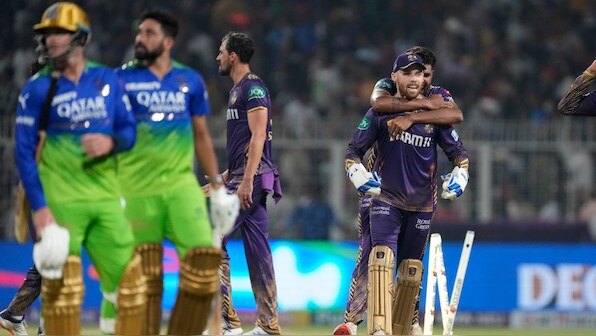 RCB commit hara-kiri against KKR to suffer yet another heartbreak, face early exit from IPL 2024