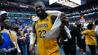 LeBron James will be coached by Steve Kerr at the Paris Olympics. AP