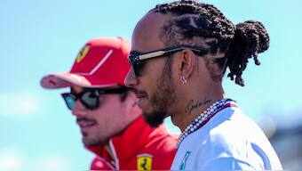 Lewis Hamilton will leave a seat vacant at Mercedes at the end of the year. He is set to join Ferrari. AP