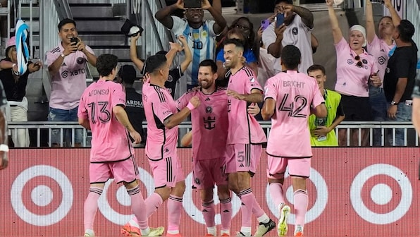 Lionel Messi brace fires Inter Miami to 3-1 win over Nashville in MLS | WATCH – Firstpost