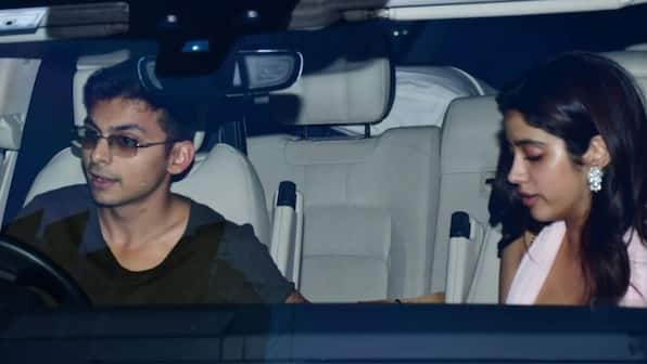 Janhvi Kapoor finally confirms her relationship with Shikhar Pahariya, wears his name's necklace at Ajay Devgn's Maidaan screening