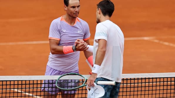 Rafael Nadal gifts Madrid Open opponent his shirt as souvenir: 'Dream come true'