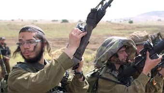 The Netzah Yehuda is notorious for racially-motivated violence against Palestinians. AFP