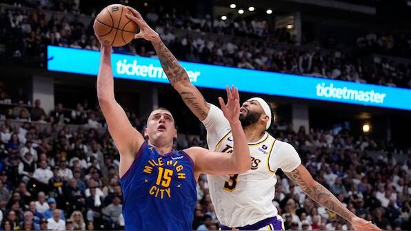 NBA: Jokic fires Nuggets past Lakers; Knicks, T'Wolves, Cavs win playoff openers