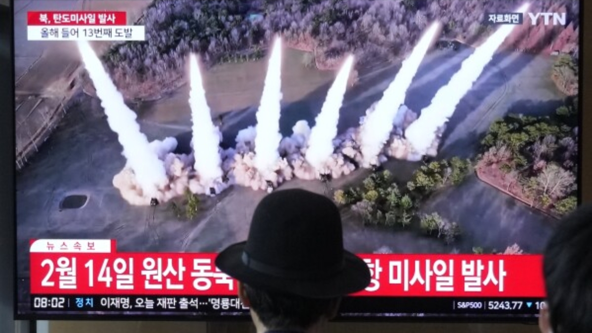 North Korea reportedly test-fired an intermediate range ballistic missile in the Sea of Japan. Source: AP North Korea reportedly test-fired an intermediate range ballistic missile in the Sea of Japan. Source: AP