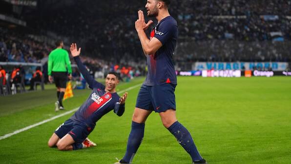 PSG overcome red card to beat Marseille and take step closer to Ligue 1 title