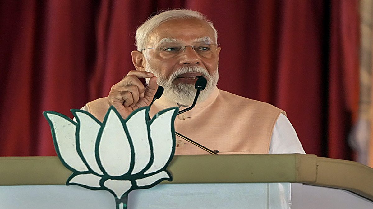 PM Narendra Modi raked up the Katchatheevu island issue on 31 March. PTI File Photo PM Narendra Modi raked up the Katchatheevu island issue on 31 March. PTI File Photo