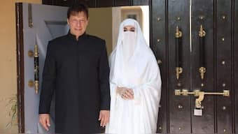 Former PM of Pakistan Imran Khan with wife Bushra Bibi. X/@PTIofficial