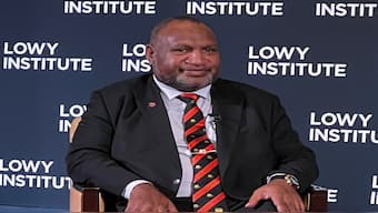 Papua New Guinea Prime Minister James Marape. File image/ Reuters 