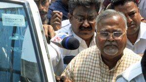 Former West Bengal minister Partha Chatterjee was arrested by the ED in connection with the teacher recruitment scam case. ANI