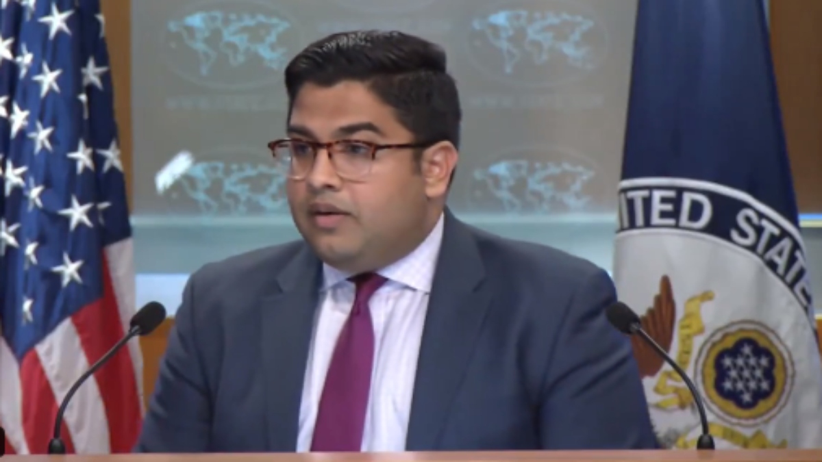 US State Department Principal Deputy Spokesperson Vedant Patel. ANI US State Department Principal Deputy Spokesperson Vedant Patel. ANI