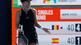 Paula Badosa has been pegged back since suffering a stress fracture in her back in 2023. Reuters/USA Today Sports