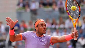 Rafael Nadal was pushed to nearly three hours by Pedro Cachin during the Madrid Open. AP