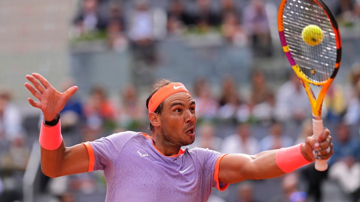 Rafael Nadal was pushed to nearly three hours by Pedro Cachin during the Madrid Open. AP Rafael Nadal was pushed to nearly three hours by Pedro Cachin during the Madrid Open. AP