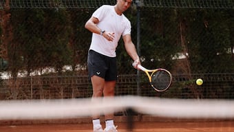 Rafael Nadal will return to competitive action at the Barcelona Open. He has not played since January. AFP