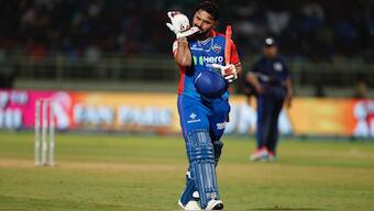 Delhi Capitals captain Rishabh Pant walks off after being dismissed against Kolkata Knight Riders in the IPL 2024. AP