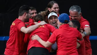 Romania came from 0-2 down to beat Ukraine and clinch a spot in the Billie Jean King Cup finals. AFP