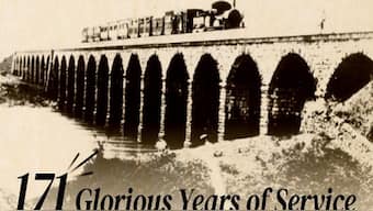 This image was shared by the Indian Railways on social media to celebrate the 171th anniversary of the journey with the first passenger train running from what was then known as Bori Bunder (Bombay) to Thane, April 16, 2024. Image:    Instagram 
