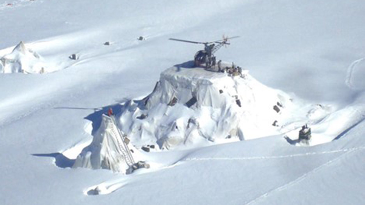 An Indian military position at the Siachen Glacier. Image courtesy X handle of @NorthernComd_IA An Indian military position at the Siachen Glacier. Image courtesy X handle of @NorthernComd_IA