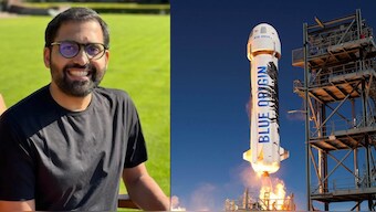 Captain Gopichand Thotakura will be the second Indian to go to space after Captain Rakesh Sharma, and India's first space stories. Image Credit: Gopichand Thotakura | Blue Origin