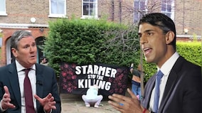Pro-Palestine protesters target Starmer's residence, prompting condemnation from UK PM Rishi Sunak