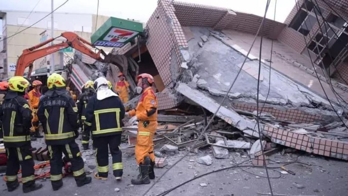 No major damage as 200 aftershocks hit Taiwan after deadly quake – Firstpost