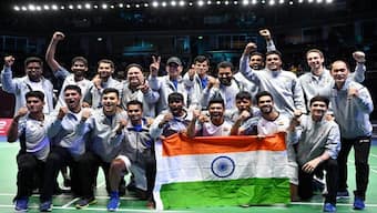 Thomas & Uber Cup Finals: India won the Thomas Cup in 2022. AFP