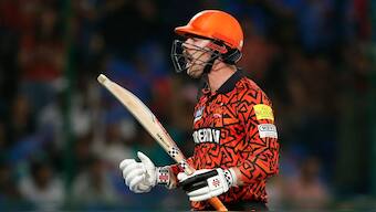 Sunrisers Hyderabad's Travis Head and Abhishek Sharma made the record for highest powerplay score against Delhi Capitals. AP