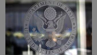 The seal of the United States Department of State is seen in Washington, U.S., January 26, 2017. REUTERS