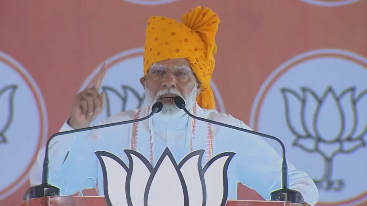 'If Congress forms govt, it will distribute your wealth to infiltrators': PM Modi thrashes proposed 'financial survey'  'If Congress forms govt, it will distribute your wealth to infiltrators': PM Modi thrashes proposed 'financial survey'