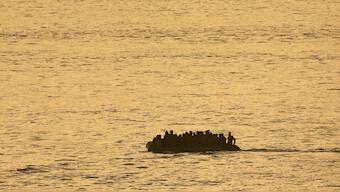 Migrants boats crossing Channel as warm weather and calm seas are favourable for crossings. Reuters file
