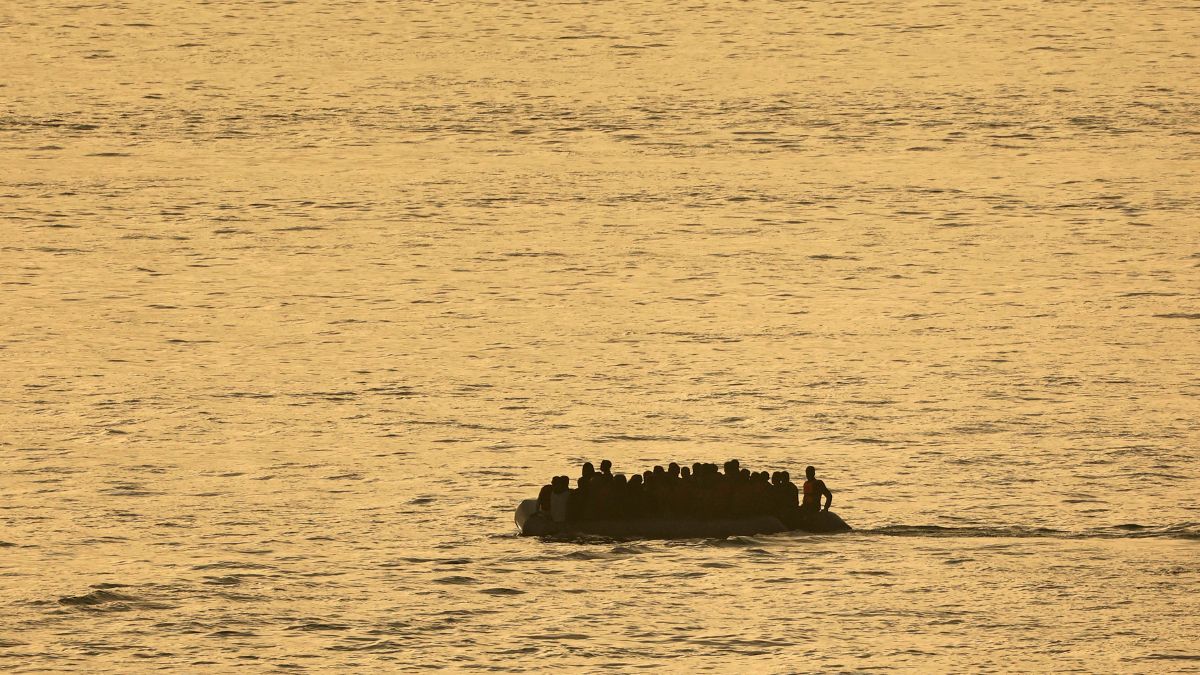 Migrants boats crossing Channel as warm weather and calm seas are favourable for crossings. Reuters file Migrants boats crossing Channel as warm weather and calm seas are favourable for crossings. Reuters file