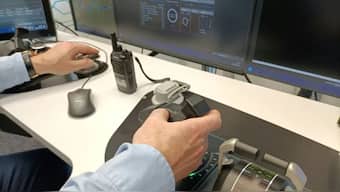 HGK Shipping, based in the German port of Duisburg, is testing a plan to navigate its vessels remotely from a control centre on land. AFP