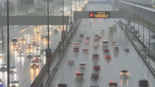 WATCH: Dubai hit by extreme rainfall, submerging airport runway, triggering flash floods