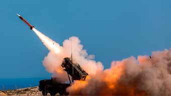  In this image released by the US Department of Defense, German soldiers assigned to Surface Air and Missile Defense Wing 1, fire the Patriot weapons system at the NATO Missile Firing Installation, in Chania, Greece, on 8 November 2017. AP File Photo