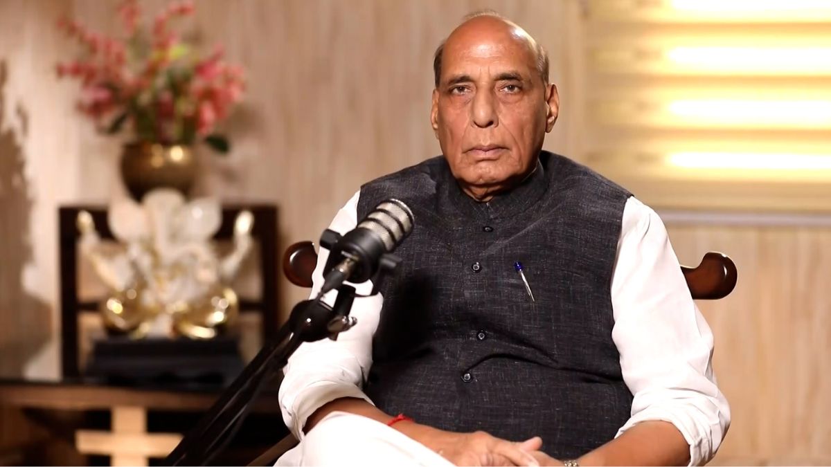 Defence Minister Rajnath Singh. Image courtesy News18 Defence Minister Rajnath Singh. Image courtesy News18