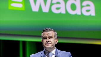 World Anti-Doping Agency (WADA) President Witold Banka attends the World Anti-Doping Agency Symposium in Lausanne, Switzerland. Reuters