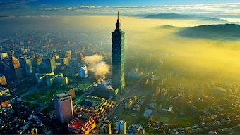 The iconic Taipei 101 survived the most recent earthquake without any damage. Image Courtesy: www.taipei-101.com.tw