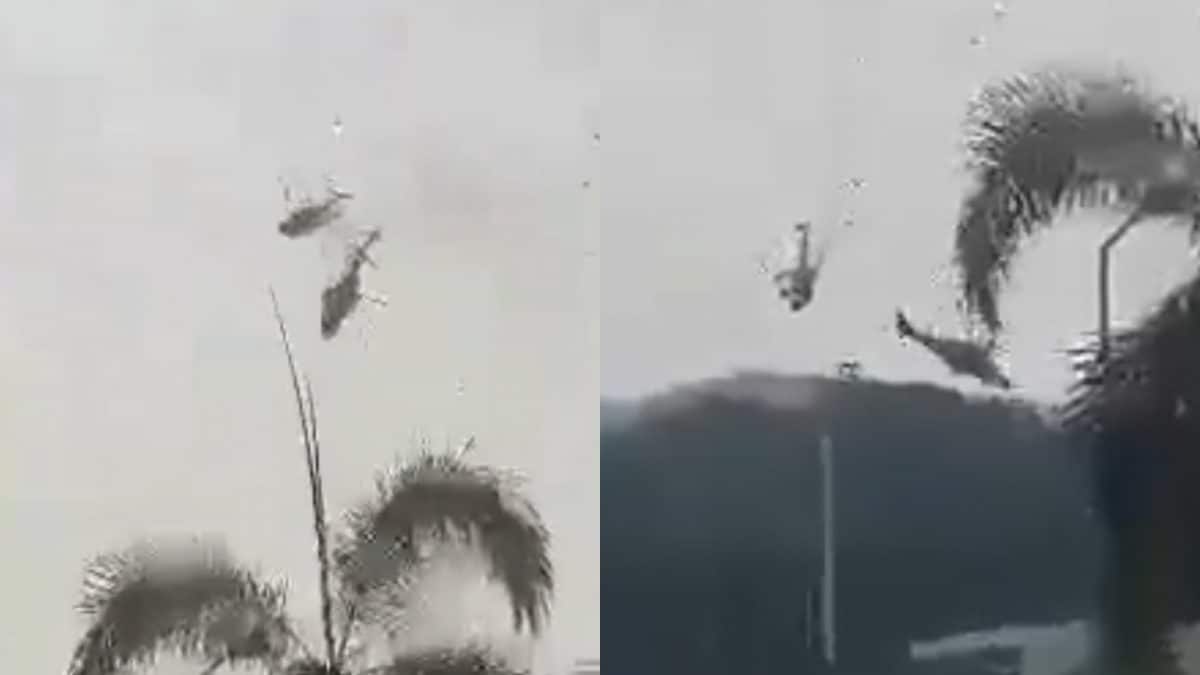 观看：马来西亚两架海军直升机在空中相撞，造成 10 人死亡 – Firstpost