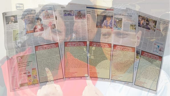 Now vs Then: Patanjali issues fresh & BIGGER apology day after SC said 'shouldn't need a microscope to read'