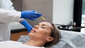 A “vampire facial,” or platelet-rich plasma microneedling procedure, involves drawing a client's own blood, separating its components, then using tiny needles to inject plasma into the face to rejuvenate the skin.  Freepik/Representative Image