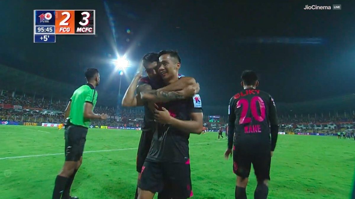 Mumbai City scripted win over FC Goa in a historic and thrilling fashion. Image: JioCinema Mumbai City scripted win over FC Goa in a historic and thrilling fashion. Image: JioCinema