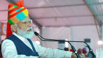 PM Modi in Barmer, Rajasthan. Source: Narendra Modi.in