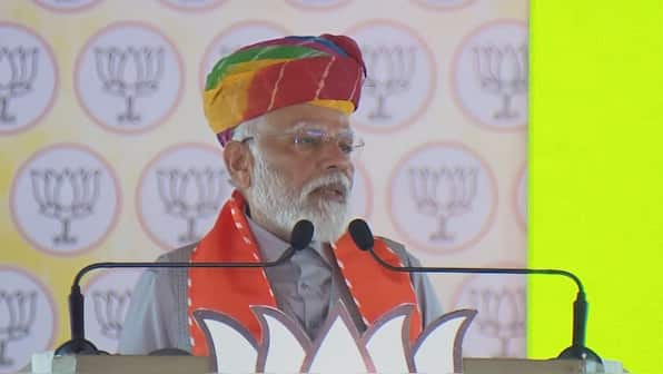 Modi not born to rest or have fun, but to work hard: PM at LS 2024 polls rally in Rajasthan's Karauli