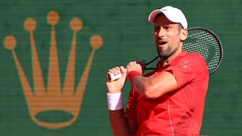 Novak Djokovic and Jannik Sinner were among star players to reach Monte Carlo quarters on Thursday. Reuters
