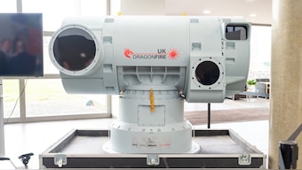 UK's DragonFire weapon system. Source: UK Ministry of Defence