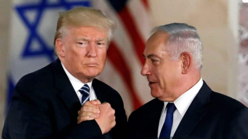 Former US President Donald Trump and Israeli Prime Minister Benjamin Netanyahu. Source: Reuters / File Photo