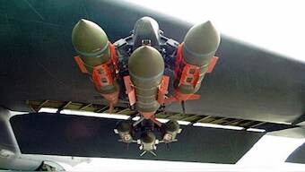 The 2,000-pound bomb is one of the most modern and precise weapons in America's military arsenal. File photo/Reuters 